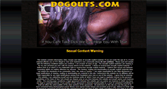 Desktop Screenshot of dogouts.com